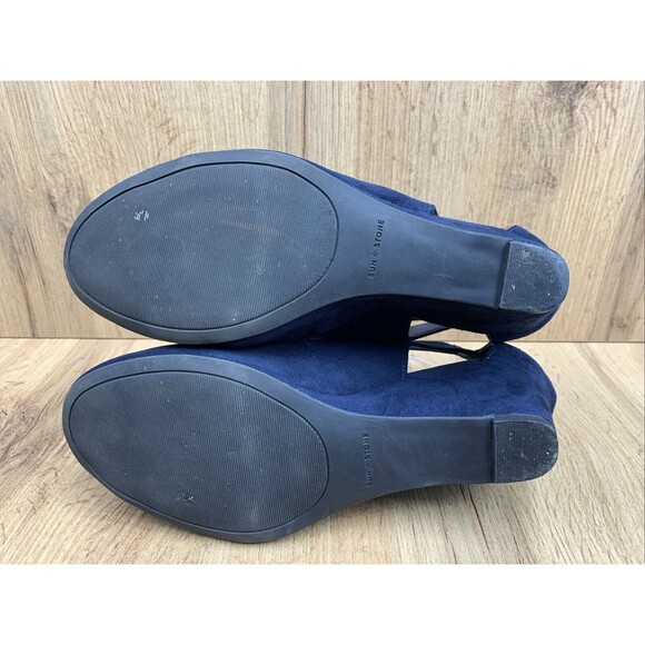 SUN STONE Miley Wedge Buckle Sandals Shoes Women's 9.5 M Cut Out Sides Round Toe - Picture 5 of 16